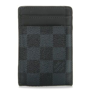 LV Damier Graphite Pince Card Holder Bill Clip